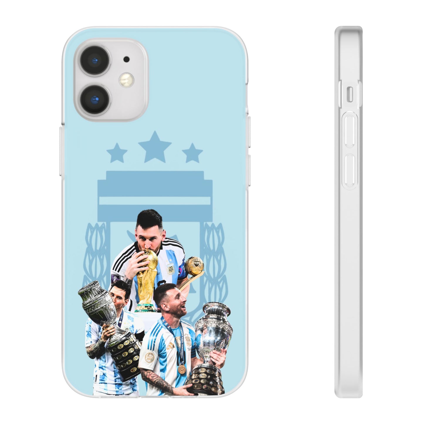 "The GOAT" Messi's International Glory - iPhone Cases