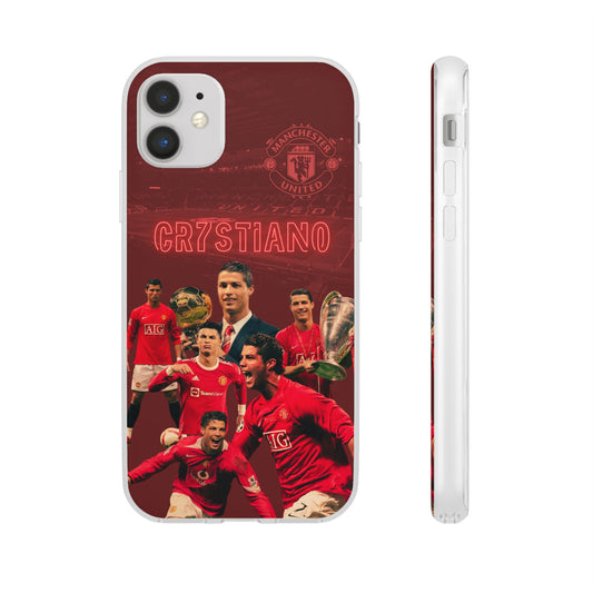 Legendary Red Devil, Cristiano Ronaldo 7, Manchester United Legend - iPhone Cases