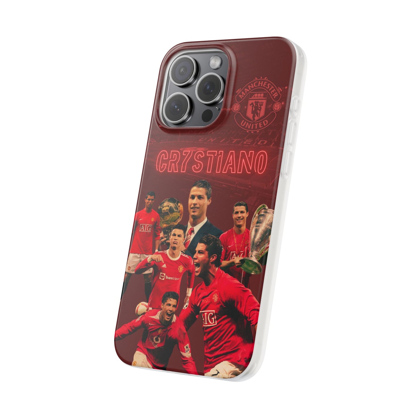 Legendary Red Devil, Cristiano Ronaldo 7, Manchester United Legend - iPhone Cases