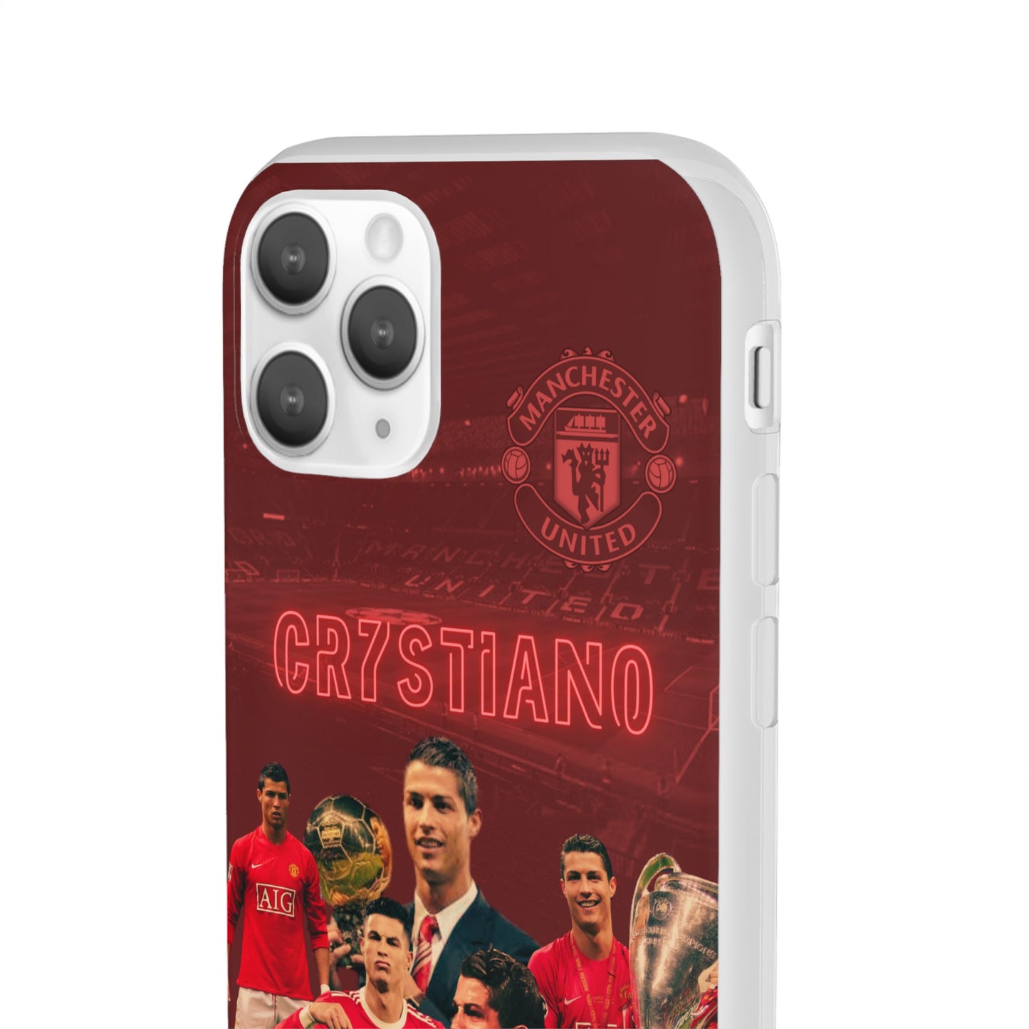 Legendary Red Devil, Cristiano Ronaldo 7, Manchester United Legend - iPhone Cases