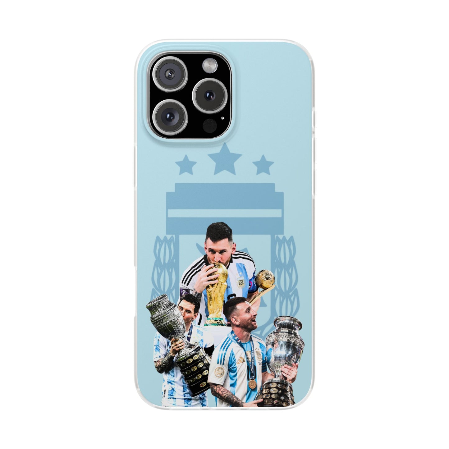 "The GOAT" Messi's International Glory - iPhone Cases