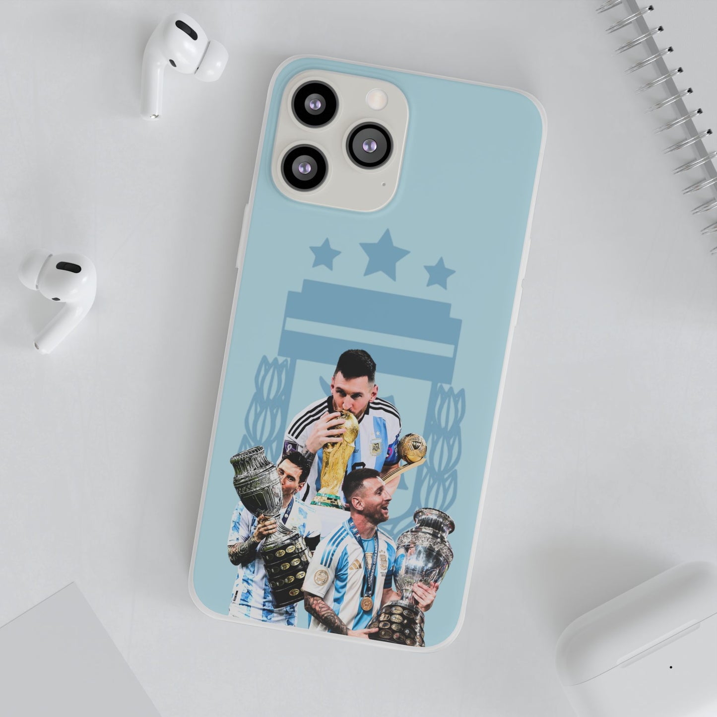 "The GOAT" Messi's International Glory - iPhone Cases