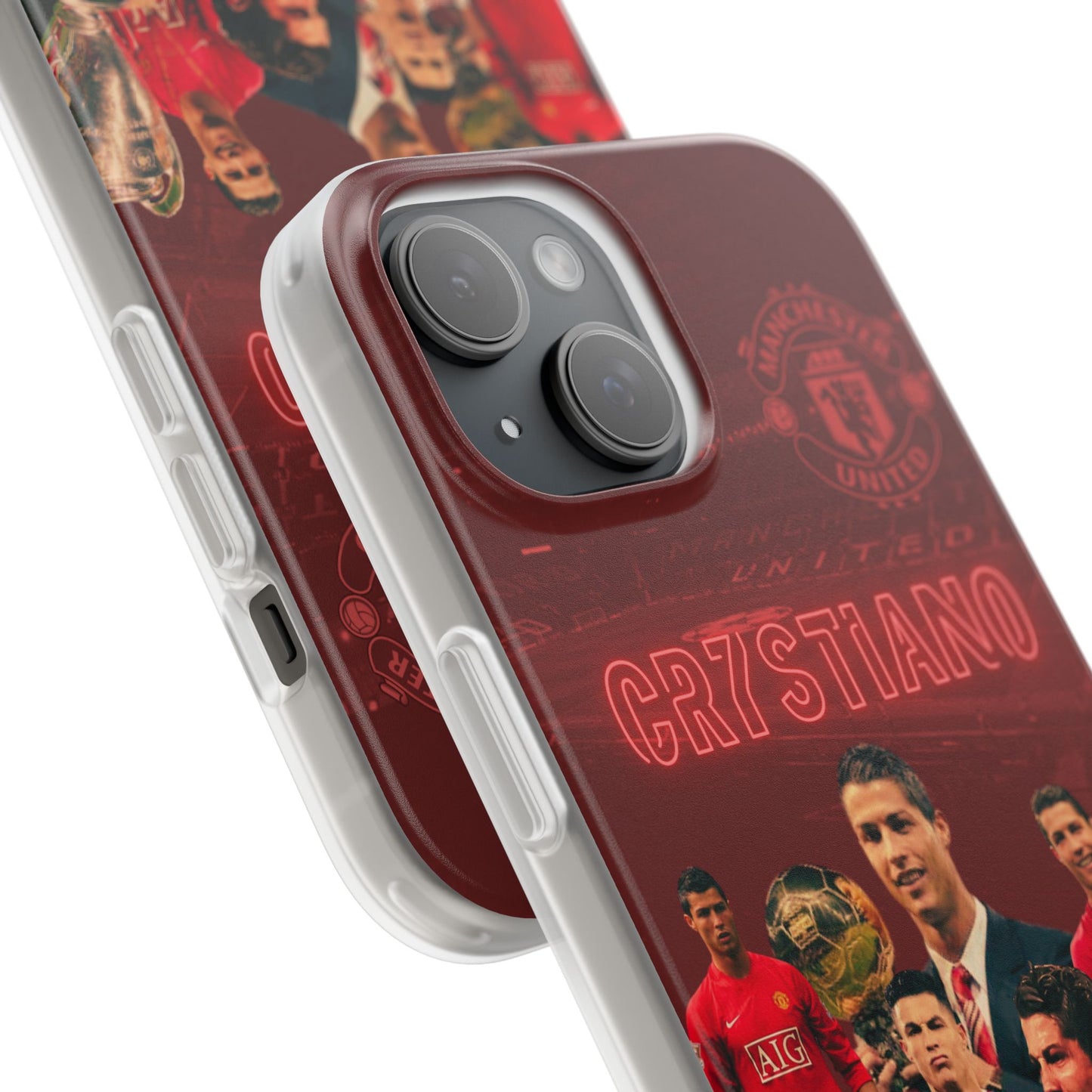 Legendary Red Devil, Cristiano Ronaldo 7, Manchester United Legend - iPhone Cases