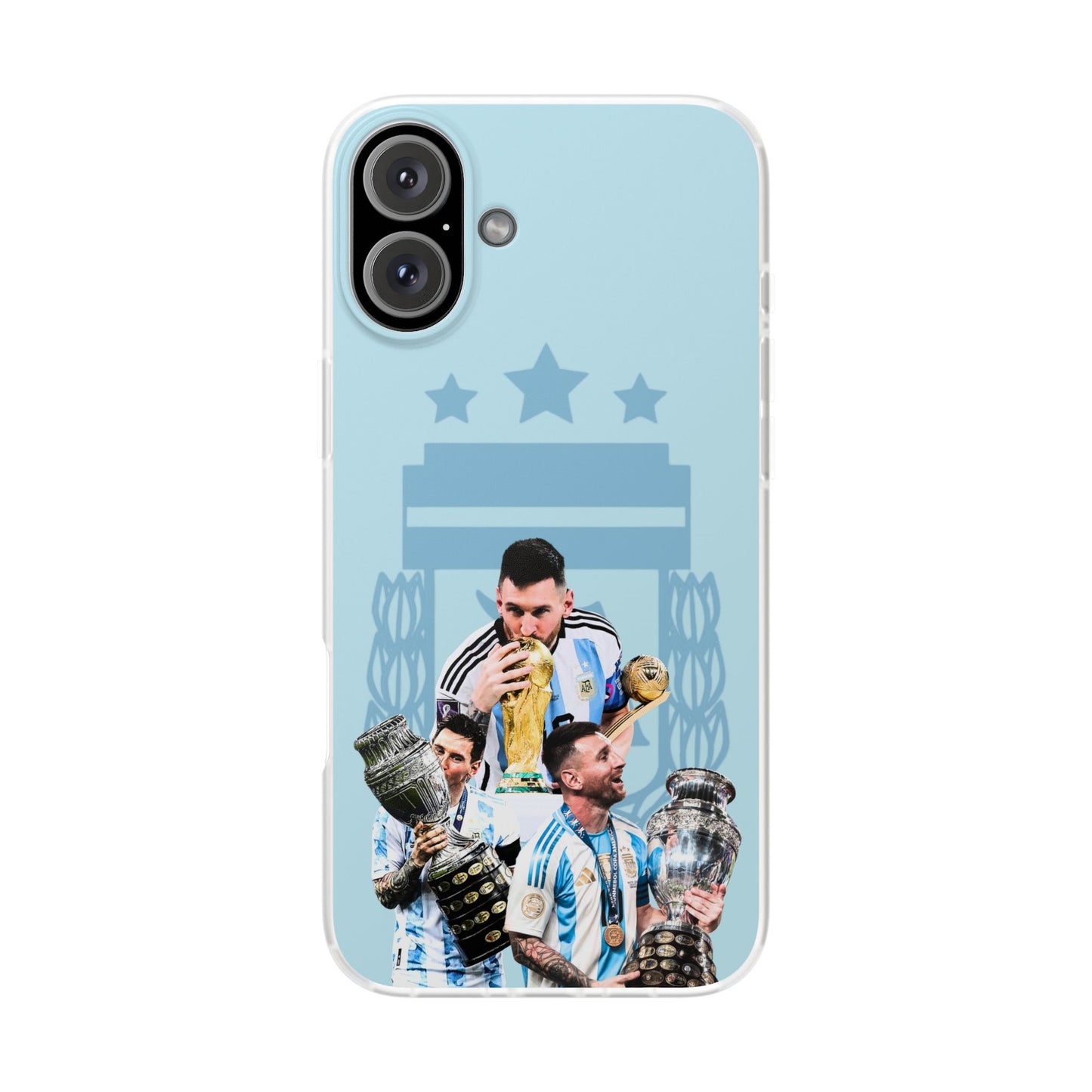 "The GOAT" Messi's International Glory - iPhone Cases