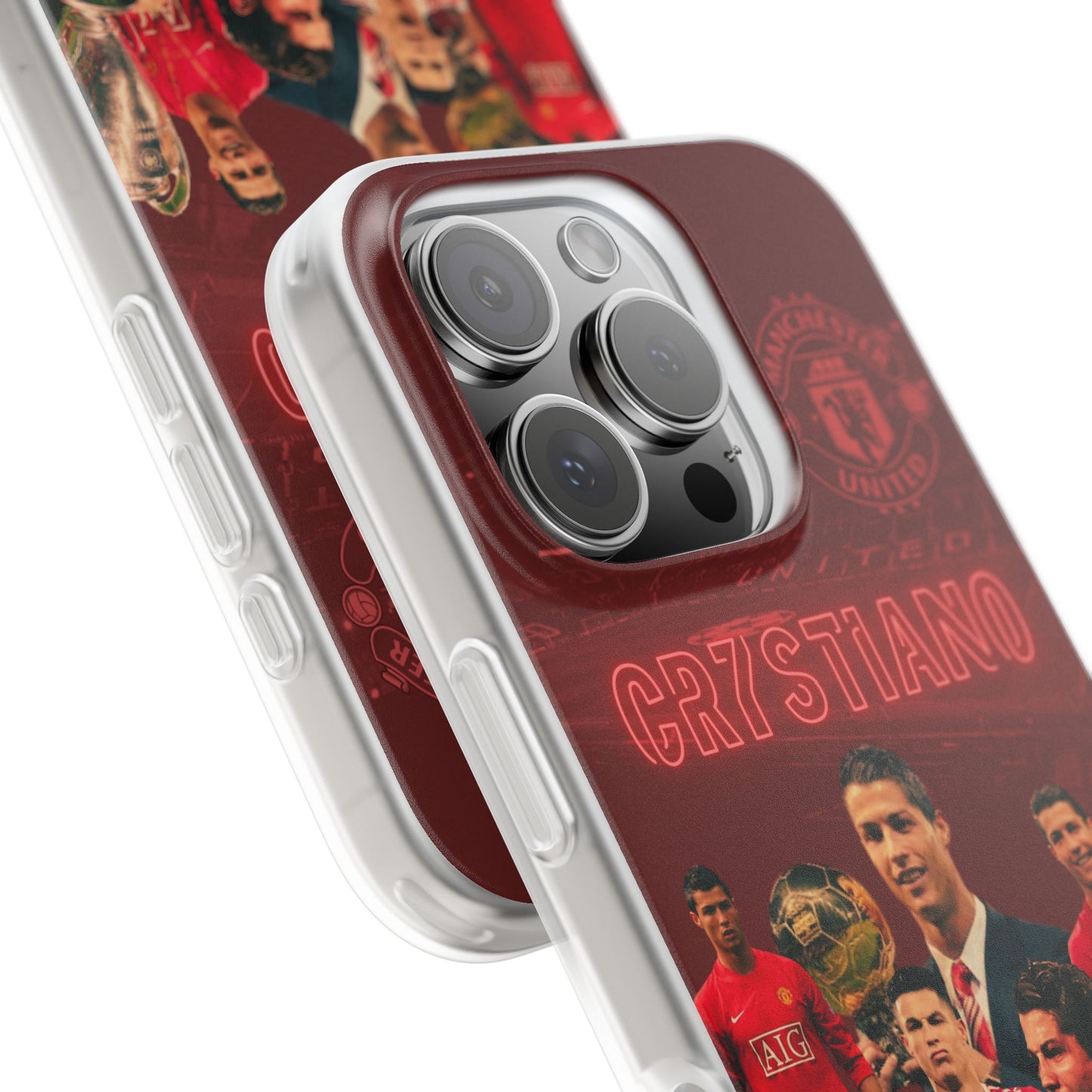 Legendary Red Devil, Cristiano Ronaldo 7, Manchester United Legend - iPhone Cases