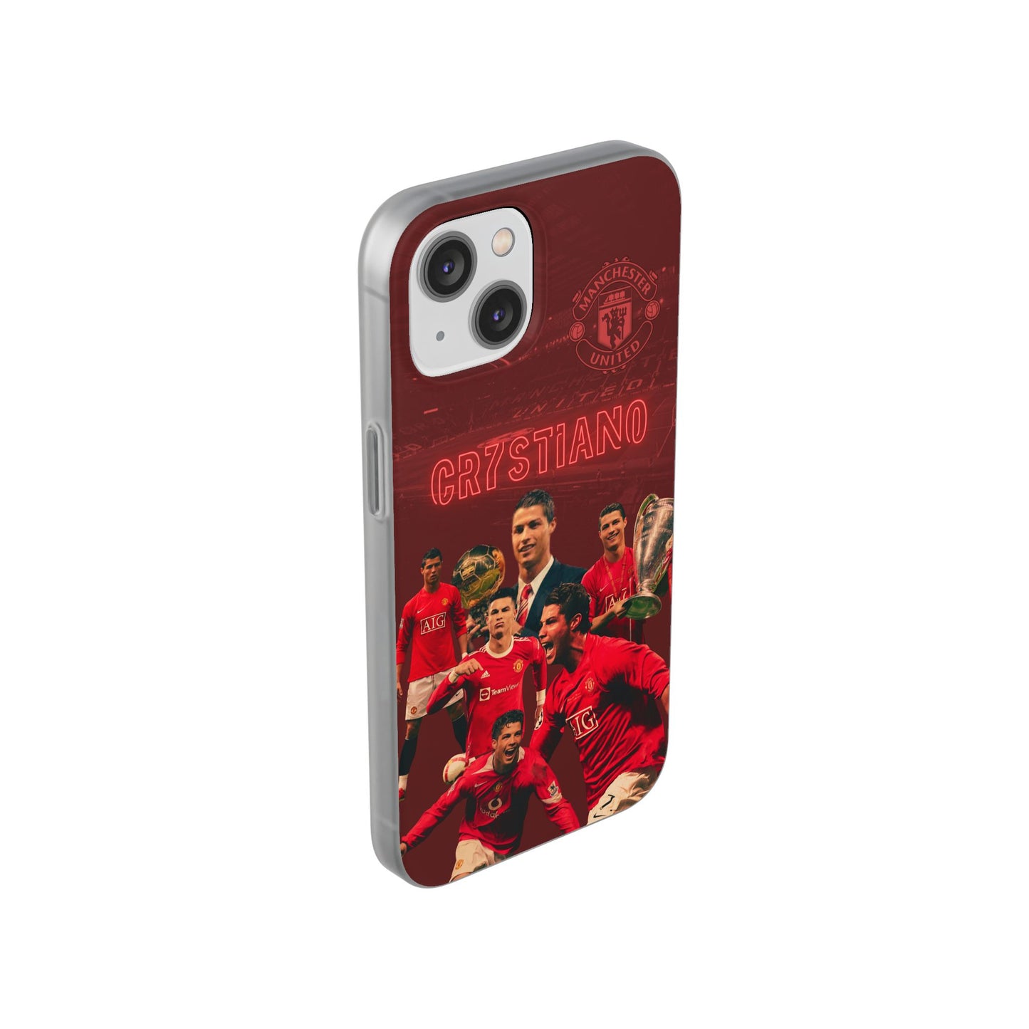 Legendary Red Devil, Cristiano Ronaldo 7, Manchester United Legend - iPhone Cases