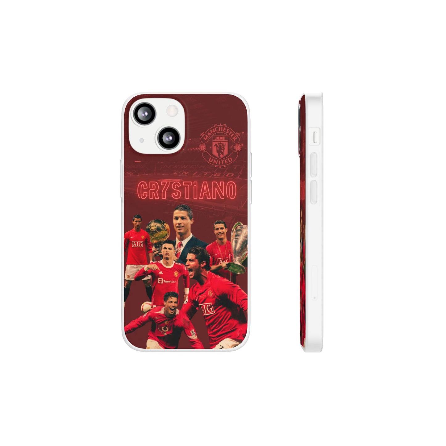 Legendary Red Devil, Cristiano Ronaldo 7, Manchester United Legend - iPhone Cases