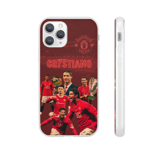 Legendary Red Devil, Cristiano Ronaldo 7, Manchester United Legend - iPhone Cases