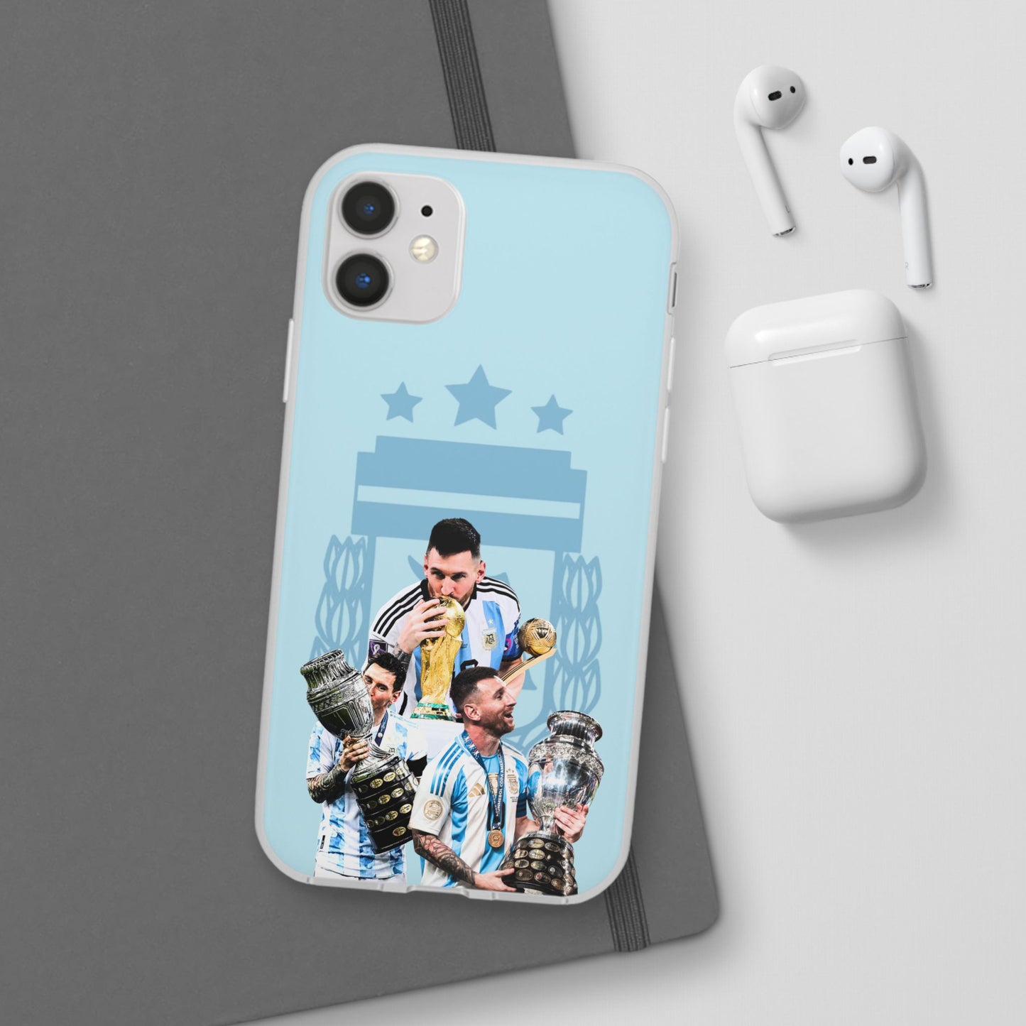 "The GOAT" Messi's International Glory - iPhone Cases