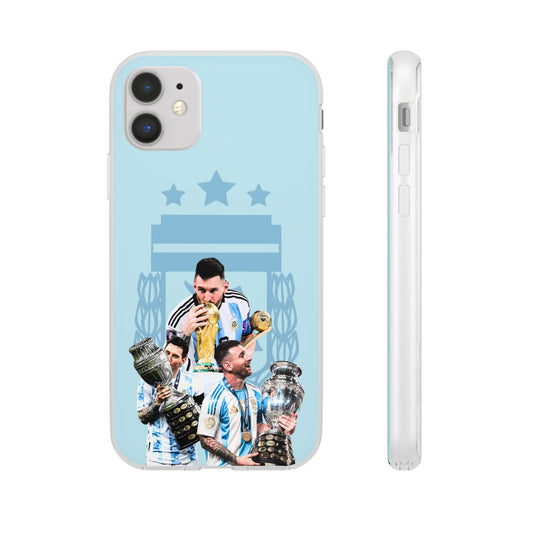 "The GOAT" Messi's International Glory - iPhone Cases