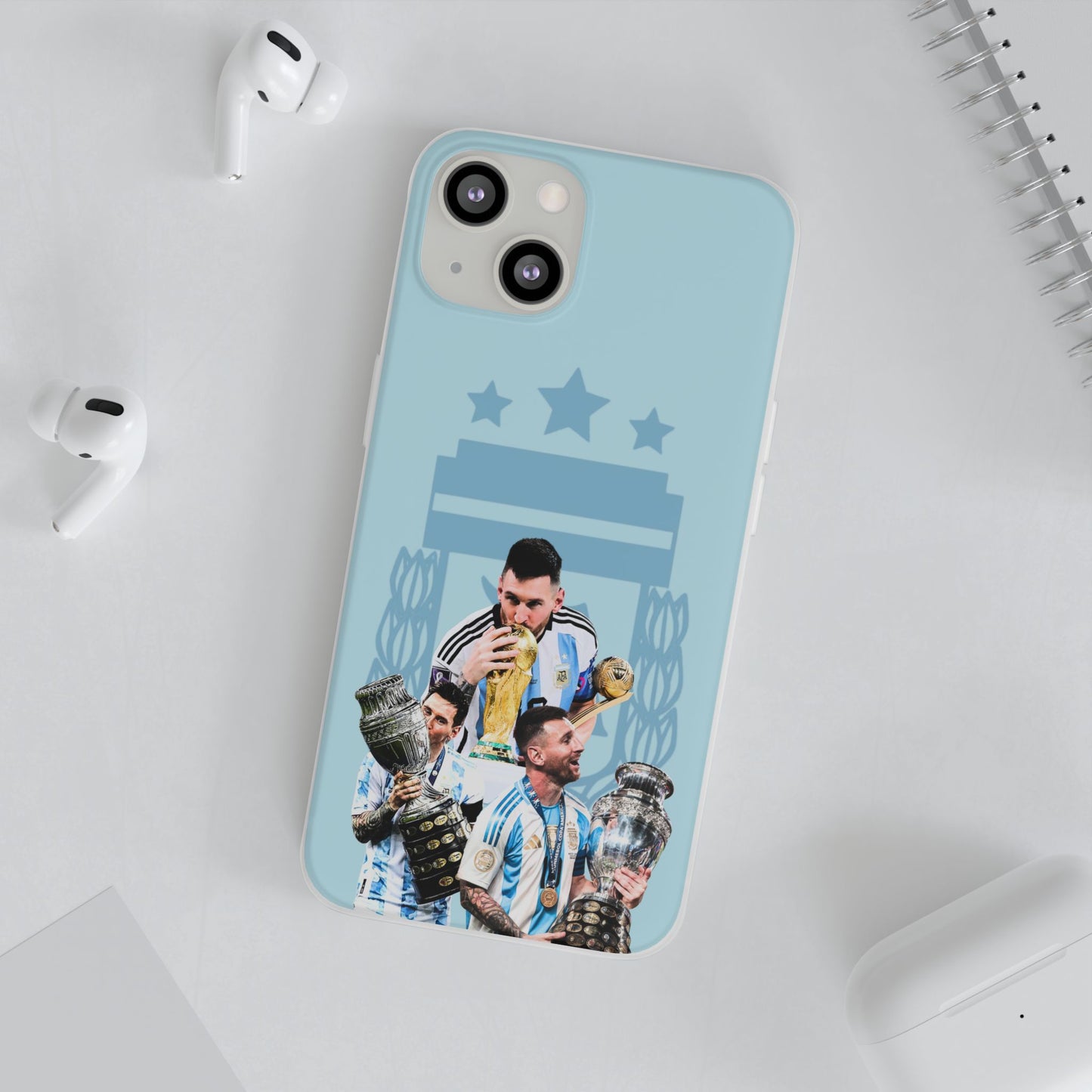 "The GOAT" Messi's International Glory - iPhone Cases